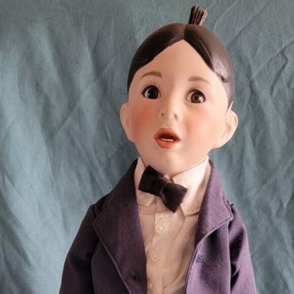 The Hamilton Collection Vintage Little Rascals Porcelain Dolls COMPLETE SET 1993 - Picture 8 of 8